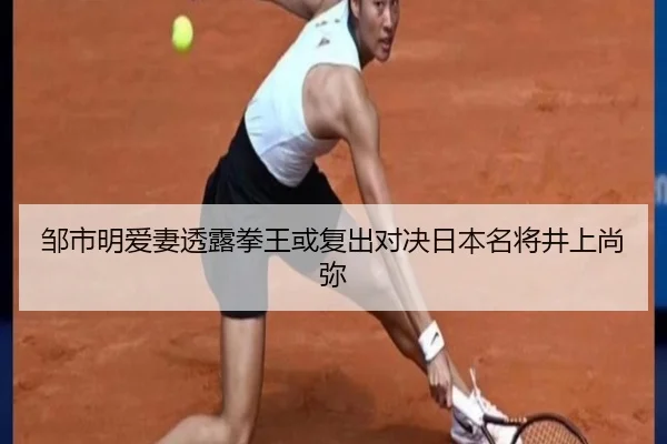 邹市明爱妻透露拳王或复出对决日本名将井上尚弥